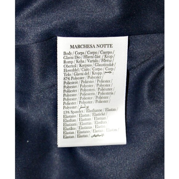 Marchesa Notte Florilegium One Bow Shoulder Floral Mikado Satin Gown sz 4 $895 - Picture 16 of 16